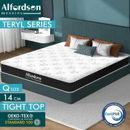 Detailed information about the product ALFORDSON Mattress 14CM Queen Bed Tight Top Spring Foam Bedding Medium Firm