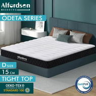 Detailed information about the product ALFORDSON Mattress 15CM Double Bed Tight Top Spring Foam Bedding Medium Firm