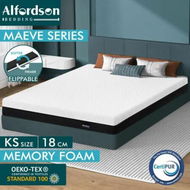 Detailed information about the product ALFORDSON Mattress Memory Foam King Single Bed Reversible Cool Gel Dual-use