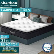 Detailed information about the product ALFORDSON Mattress Single Bed Euro Top Spring Foam Bedding 23CM Medium Firm