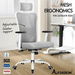 ALFORDSON Mesh Office Chair Ergonomic Executive Seat Grey White. Available at Crazy Sales for $159.95