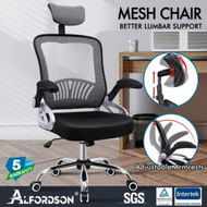 Detailed information about the product ALFORDSON Mesh Office Chair Executive Fabric Seat Gaming Racing Tilt Computer