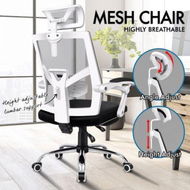 Detailed information about the product ALFORDSON Mesh Office Chair Gaming Executive Fabric Seat Racing Footrest Recline