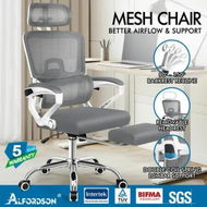 Detailed information about the product ALFORDSON Mesh Office Chair Racing Ergonomic Executive Computer Recliner Work