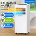 ALFORDSON Portable Air Conditioner 9000BTU Cool&Heat Fan 5-in-1 Dehumidifier. Available at Crazy Sales for $429.95