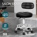 ALFORDSON Salon Stool Backrest Swivel Barber Hair Dress Chair Riley Black. Available at Crazy Sales for $69.95