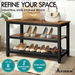 ALFORDSON Shoe Bench Storage Rack Industrial 3 Shelves. Available at Crazy Sales for $119.95