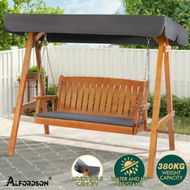 Detailed information about the product ALFORDSON Swing Chair Outdoor Furniture Wooden Garden Canopy Teak XL