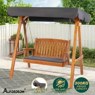 Detailed information about the product ALFORDSON Swing Chair Outdoor Furniture Wooden Garden Patio Bench Canopy Teak