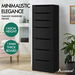 ALFORDSON Wardrobe Clothes Closet Storage Cabinet 7 Drawers Black. Available at Crazy Sales for $269.95