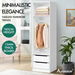 ALFORDSON Wardrobe Clothes Closet Storage Cabinet Hanging Rod White. Available at Crazy Sales for $229.95