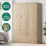 Detailed information about the product ALFORDSON Wardrobe Clothes Closet Storage Cabinet Organizer Drawer Shelf Wood