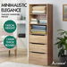 ALFORDSON Wardrobe Clothes Closet Storage Cabinet Organizer Wood. Available at Crazy Sales for $219.95