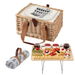 Alfresco 2 Person Picnic Basket Set with Table Blanket Cooler Wooden Insulated. Available at Crazy Sales for $99.95