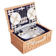 Detailed information about the product Alfresco 4 Person Picnic Basket Set Insulated Blanket