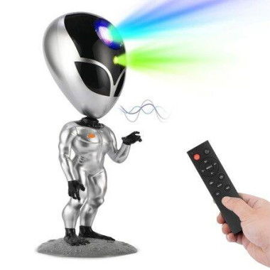 Aliens Star Projector Streamlet Galaxy Projector With Aliensun Voice Interaction Nebula Night Light Projector For Bedroom With Timer Remote