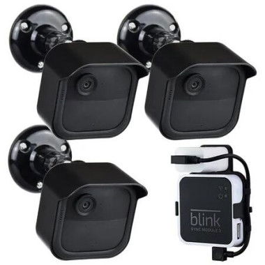 All New Blink Outdoor 4th and 3rd Gen Camera Mount Bracket,3 Packs Full Weather Proof Housing, Mount for Blink Outdoor Cameras Security System