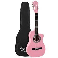 Detailed information about the product Alpha 34 Inch Classical Guitar Wooden Body Nylon String Beginner Kids Gift Pink