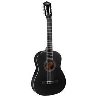 Detailed information about the product Alpha 39 Inch Classical Guitar Wooden Body Nylon String Beginner Gift Black
