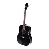 Detailed information about the product Alpha 41 Inch Acoustic Guitar Wooden Body Steel String Dreadnought Stand Black