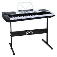 Detailed information about the product Alpha 61 Keys Electronic Piano Keyboard Digital Electric w/ Stand Beginner Silver