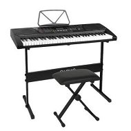 Detailed information about the product Alpha 61 Keys Electronic Piano Keyboard Digital Electric w/ Stand Stool Lighted