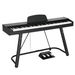 Alpha 88 Keys Electronic Piano Keyboard Digital Electric w/ Stand Semi-Weighted. Available at Crazy Sales for $354.95