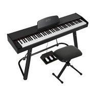 Detailed information about the product Alpha 88 Keys Electronic Piano Keyboard Digital Electric w/ Stand Stool Weighted