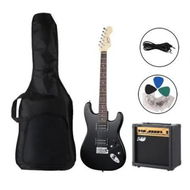 Detailed information about the product Alpha Electric Guitar Music String Instrument 20W Amplifier Black