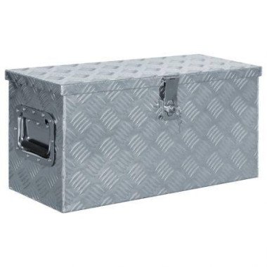 Aluminum Box 61.5x26.5x30 Cm Silver