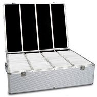 Detailed information about the product Aluminium CD DVD Bluray Storage Case Box 1000 Discs