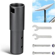 Detailed information about the product Aluminium Mount for Starlink V2 Heavy Duty Cylindrical Bracket Weather-Resistant Pole Roof and Marine Mount with Bolts Outdoor Installation