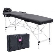 Detailed information about the product Aluminium Portable Beauty Massage Table Bed 2 Fold 55cm Black