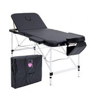Detailed information about the product Aluminium Portable Beauty Massage Table Bed 3 Fold 70cm Black