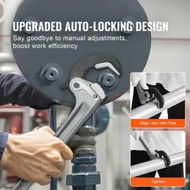 Detailed information about the product Aluminum Straight Pipe Wrench 14 in Automatic Jaw Adjustment 60CRV Jaw