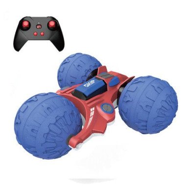 Amphibious 360 Rotation 180 Flip RC Car All-Terrain Water & Land Toy 2.4 GHz Remote Control Car For Kids 6-12 Years (Blue)