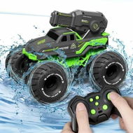 Detailed information about the product Amphibious RC Truck Boat 1:16 Remote Control Car Toy 2.4GHz Shooting Water All Terrain Off-Road Tank Pool Toys for Kids Boys 6+