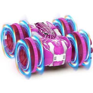 Detailed information about the product Amphibious Remote Control Car, 4WD Land & Water 2.4 GHz RC Car Remote Control Boat, 360 Degree Rotation RC Stunt car with LED Lights Pink
