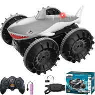 Detailed information about the product Amphibious Remote Control Car 4WD Waterproof RC Car Monster Truck with 360 Degree Stunt Gesture Sensing Dual Remote Control