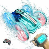 Detailed information about the product Amphibious Remote Control Car Boat Toys Gesture Sensing RC Stunt Drift Car with 2.4Ghz 4 WD Off-Road for Kids Birthday Gift