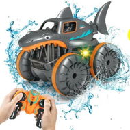 Detailed information about the product Amphibious Remote Control Car Shark RC Monster Truck with Light 360 Degree Spin Water and Pool Toys for Kids