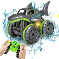 Detailed information about the product Amphibious Remote Control Car Shark RC Monster Truck with Light 360 Degree Spin Water and Pool Toys for Kids