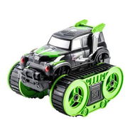 Detailed information about the product Amphibious Remote Control Car,2.4GHz All Terrain Tracked Off Road Waterproof Monster Truck,360 Degree Rotating Stunt RC Crawler for Kids,Green