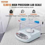 Detailed information about the product Analytical Balance Lab Scale 500g x 0.001g 13 Units with Windshield LCD