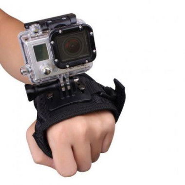 Andoer Glove-style Wristband Mount Strap Accessory For GoPro Hero 3+/3/2/1 Camera Big.