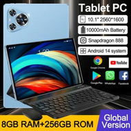 Detailed information about the product Android 14 Tablet 10.1 Inch 8GB RAM 256GB ROM 10000mAh Battery 16+32MP Camera HD Screen Keypad Color Blue