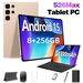 Android 15 Tablet 10.1 Inch 10 Core 8GB RAM 256GB ROM 12000mAh Battery HD Screen Keyboard Mouse Included Color Gold. Available at Crazy Sales for $129.99