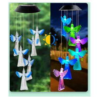 Detailed information about the product Angel Wind Chime Solar Wind Chimes Outdoor Gardening Gifts