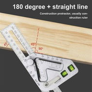 Detailed information about the product Angle Ruler Spirit Level Protractor