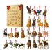 Animal Advent Calendar 2026, 24 Day Christmas Countdown Calendar 2D Acrylic Ornament Animal Collectibles Christmas Gift. Available at Crazy Sales for $19.95